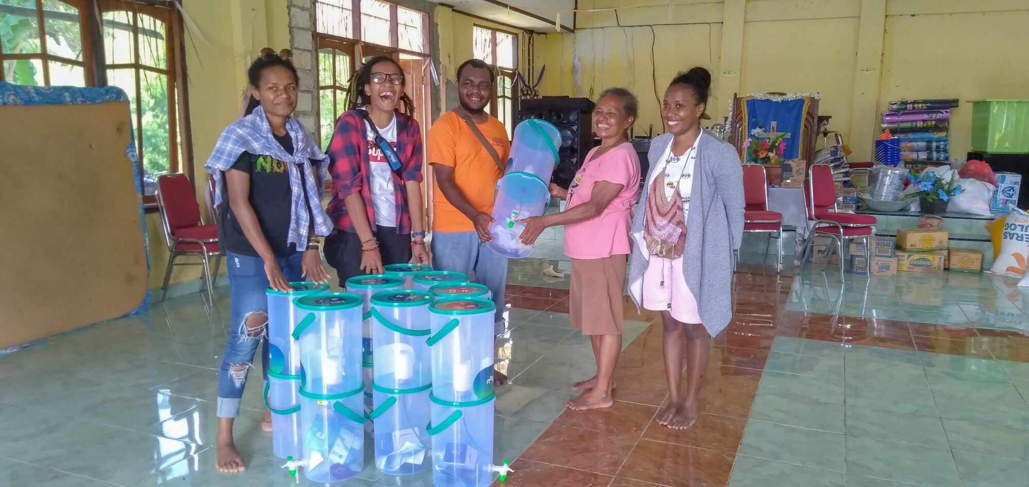 Eerste filters worden uitgedeeld